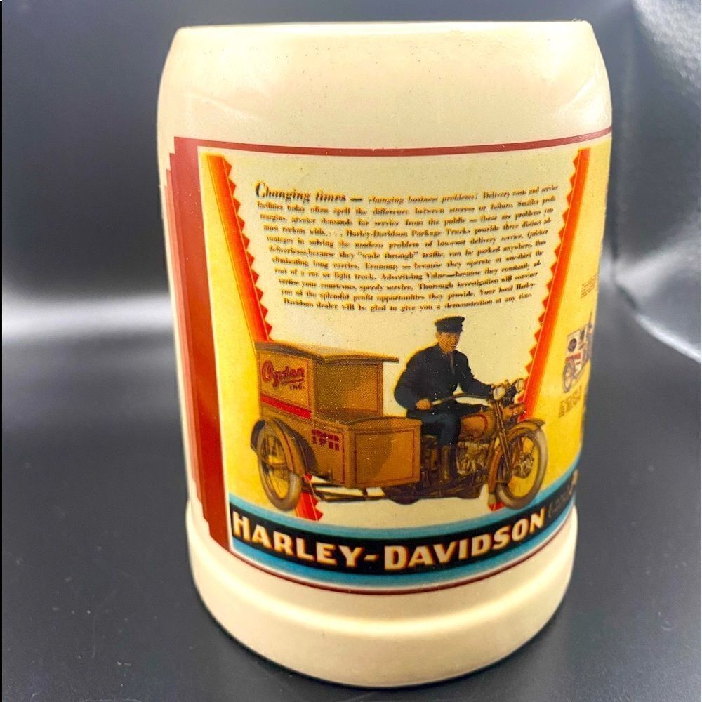 Vintage HD Stein with package truck graphic NWOT in original box